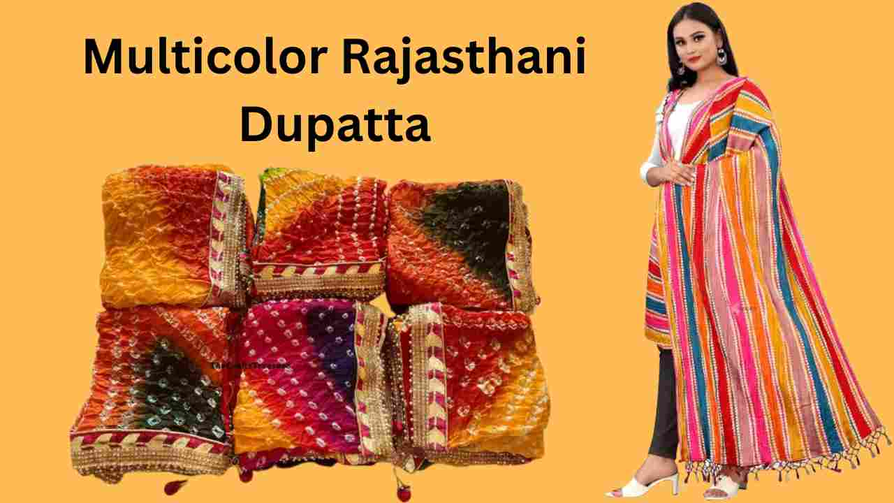 Multicolor Rajasthani Dupatta: अपने सूट पर यह दुपट्टा लगाकर अपने सूट को और भी खास बनाएं