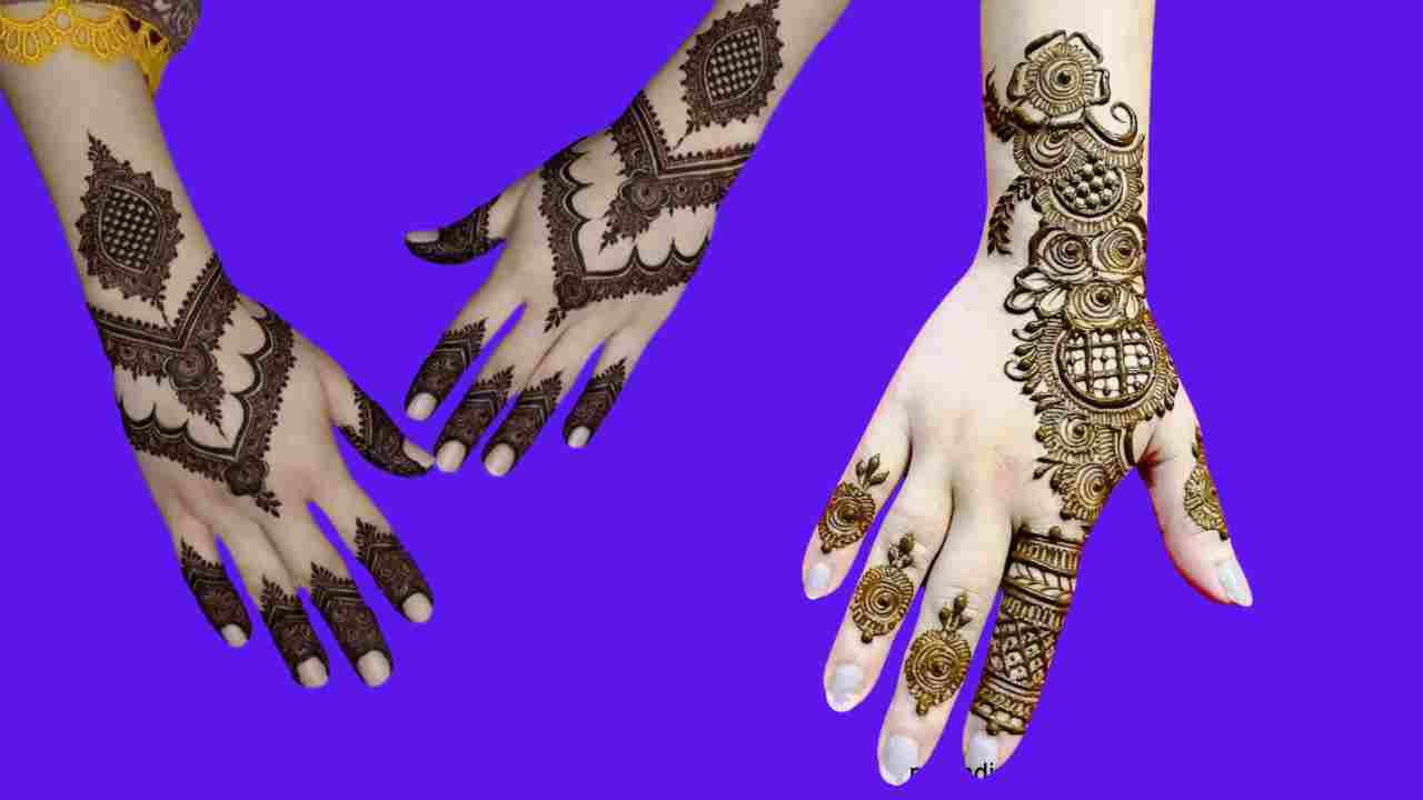 Pakistani Mehndi Designs Back Hand, Pakistani Mehndi Design front hand ईद पर अपने हाथों पर लगाएं यह पाकिस्तानी मेहंदी डिजाइन 